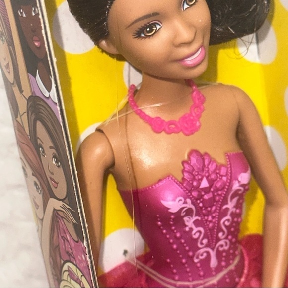 Barbie Ballerina "You Can Be Anything" Doll Pink Outfit Tiara Tutu 2016 NIB - Picture 7 of 12
